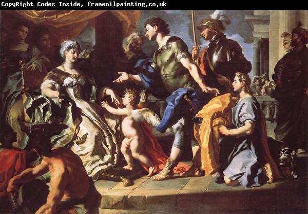 Francesco Solimena Dido Receiving Aeneas and Cupid Disguised as Ascanius
